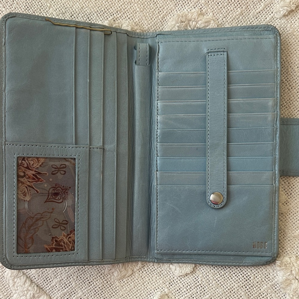 HOBO Classic Blue Wallet - Picture 3 of 4